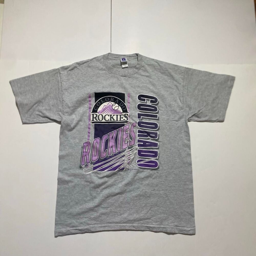 Rockies Men's Grey T-shirt